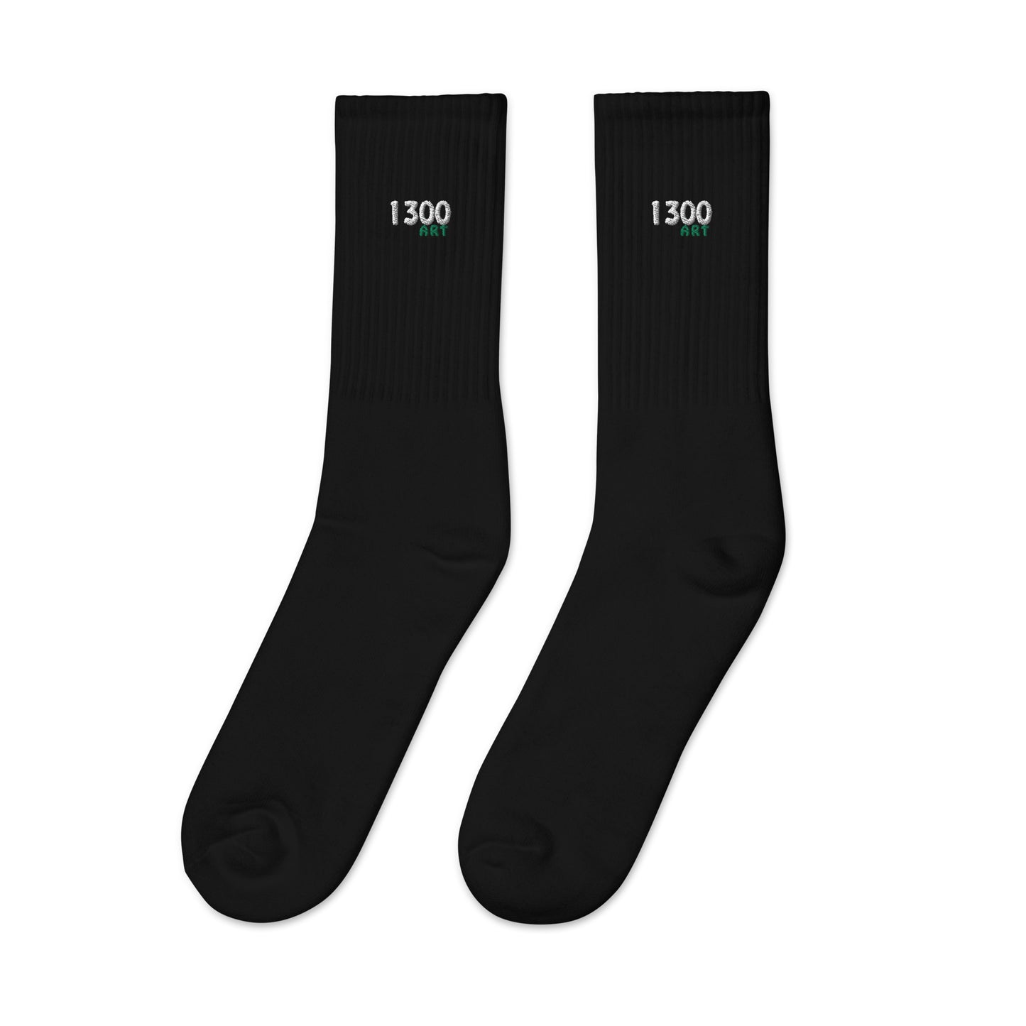 "1300 ART" Embroidered socks